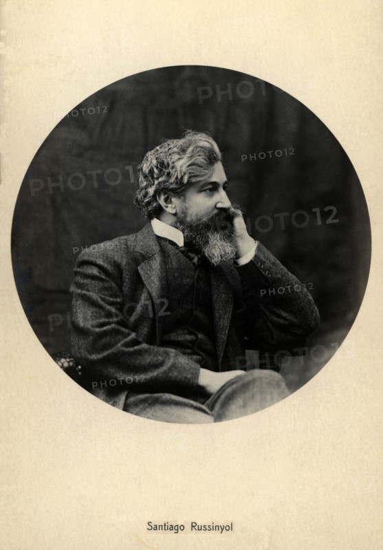 Santiago Rusiñol i Prats (1861-1931), Catalan playwrighter, novelist, painter and collector, memb?