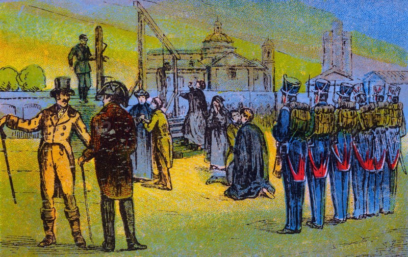 Execution in Barcelona of father Joan Gallifa and his companions in 1809 during the revolution ag?