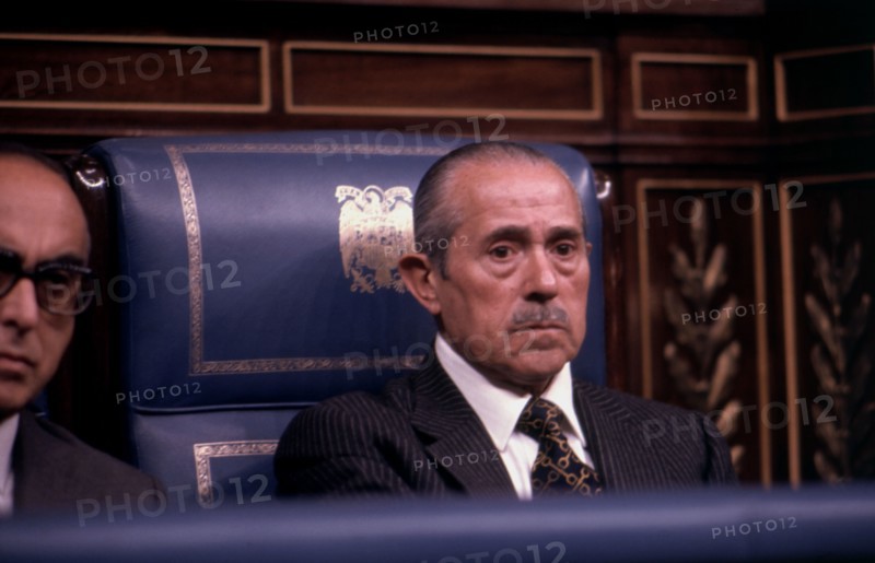 Carlos Arias Navarro (1908-1989), President of the Spanish government, photo 1975.