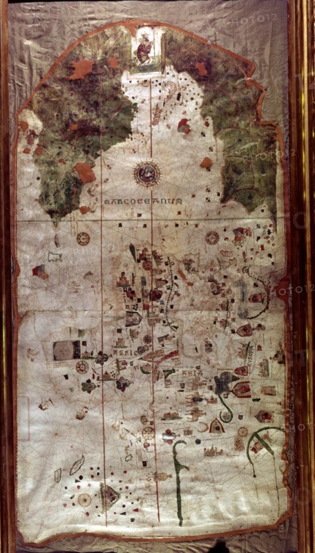 Map of Spain', 1500, work by the Spanish cartographer and pilot Juan de la Cosa.