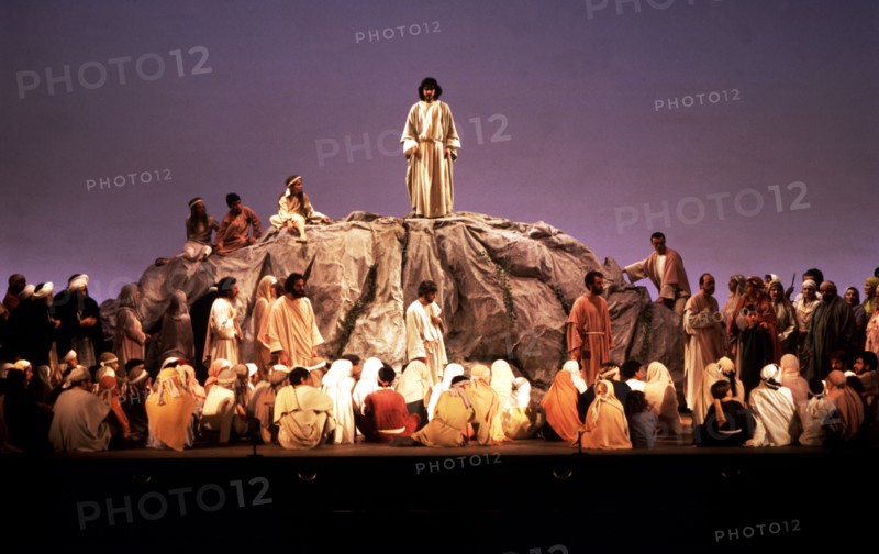 The Passion of Esparreguera, scene of the Sermon on the Mount.