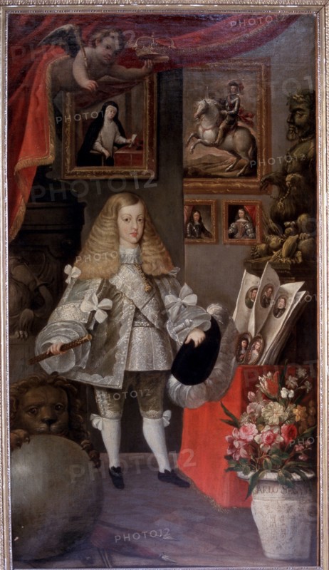 Charles II (1661 - 1700), king of Spain from 1665. 'Charles II and the Austria house'.