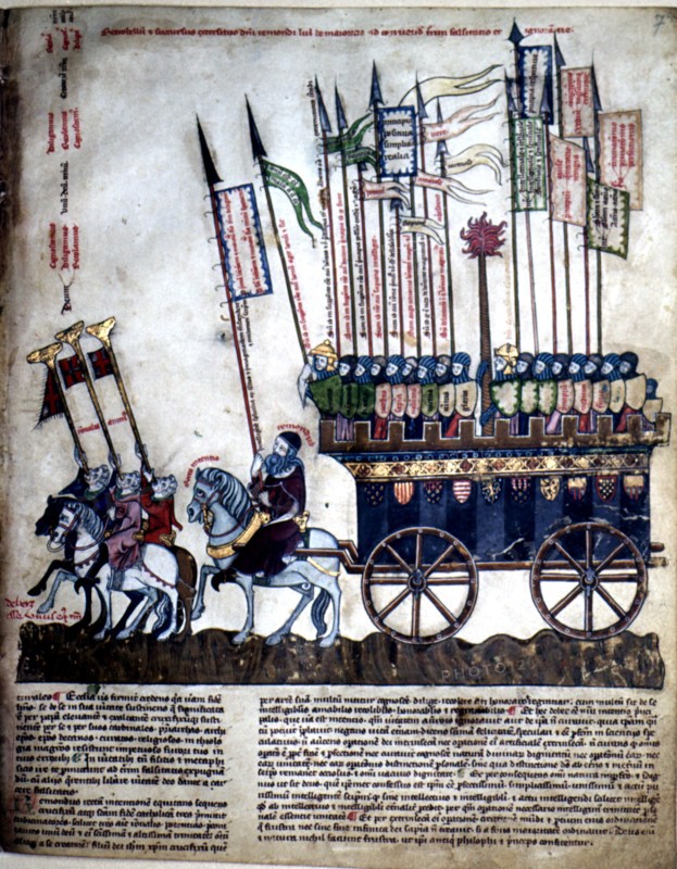 Miniature for work 'Electorium Parrum Breviculum seu' codex St. Peter, with scenes from the life ?