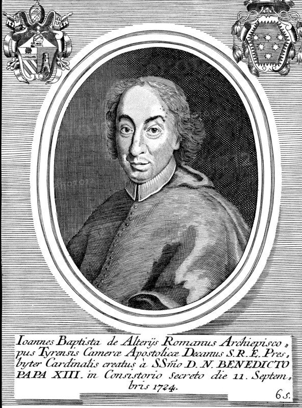 Benedict XIII, Vincenzo Maria Orsini (1649-1730), pope from 1724 to 1730.