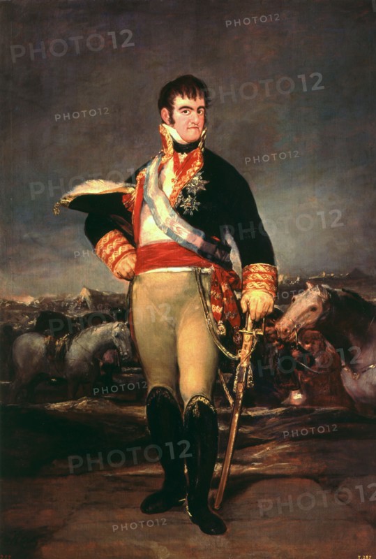 Fernando VII. (1784-1833), King of Spain. (1808-1833).