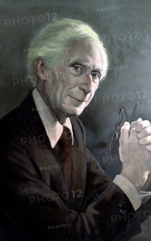 Bertrand Russell (1872-1970), philosopher, mathematician and British sociologist.