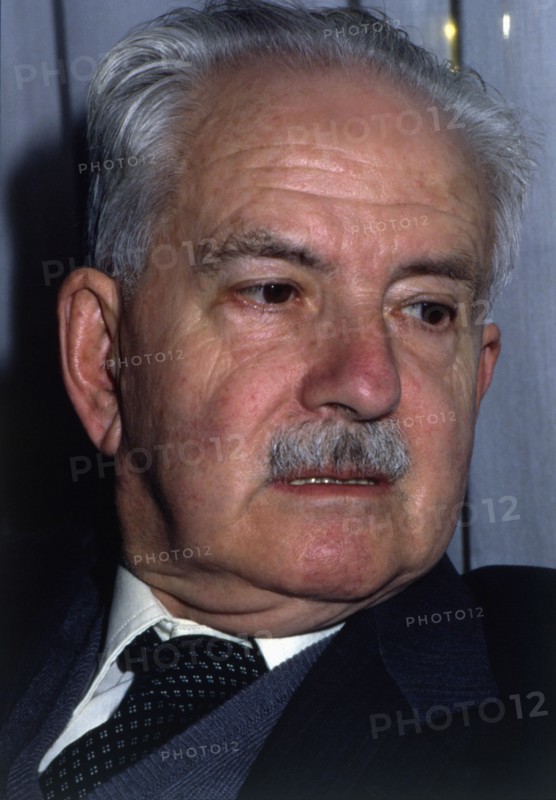 Julio Caro Baroja (1914-1995), Spanish ethnologist, portrait of 1990.