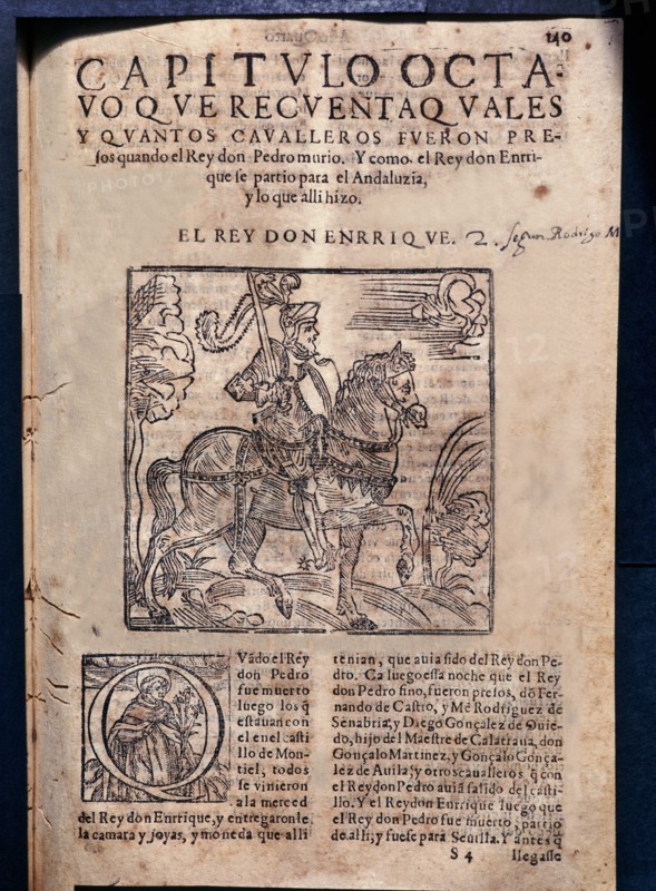 Chronicle of the Kings of Castile by Pedro Lopez de Ayala, the 8th chapter, beginning of the stor?