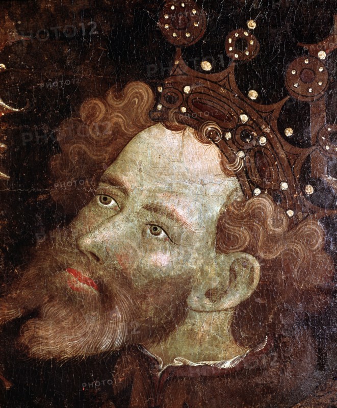 Pedro IV 'The Ceremonious', Painting on wood, 15th century Valencian school.