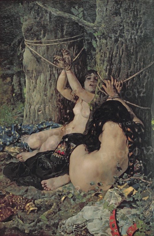 The daughters of the Cid, oil, 1879.