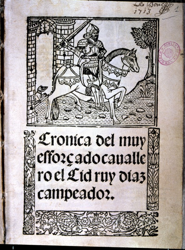 Cover 'El Cid Campeador', Rodrigo Diaz de Vivar, the Cid (1043? -1099), Castilian knight.