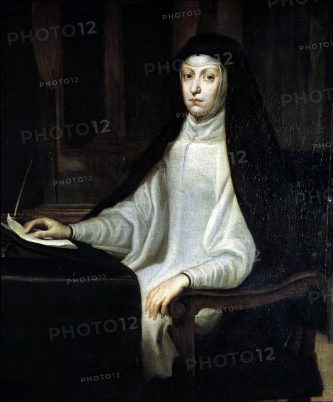 Mariana of Austria (1634-1696), Queen of Spain, wife of Felipe IV, oil painting by Juan Carreño d?