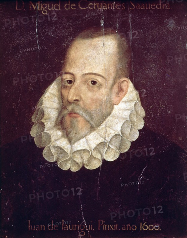 Miguel de Cervantes y Saavedra (1547-1615), Spanish writer.