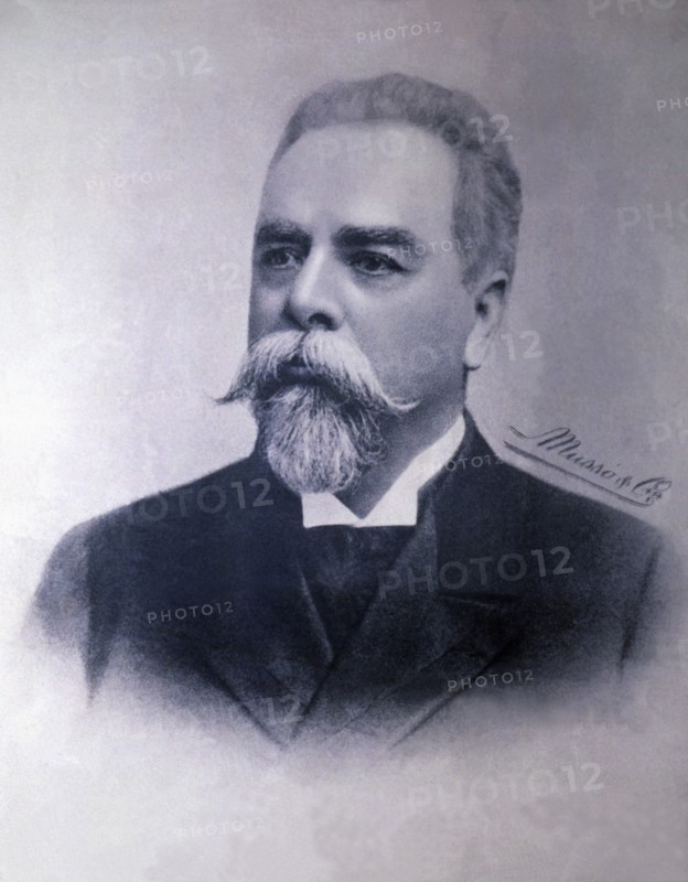Manuel Ferraz de Campos Salles (1841-1913), Brazilian senator, photo published in the newspaper J?