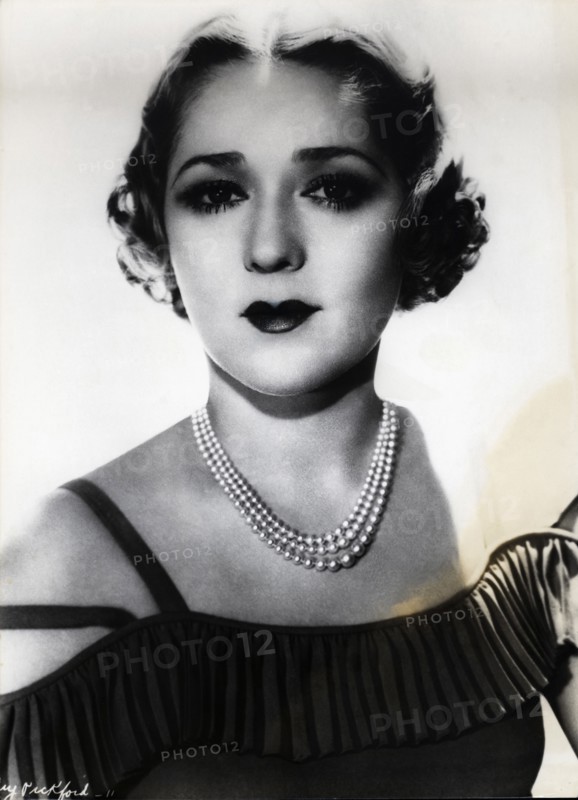 Mary Pickford (1893-1979), film actress born in Canada.