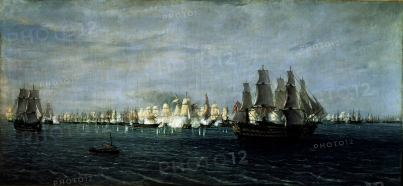 Battle of Trafalgar (21 October 1805).