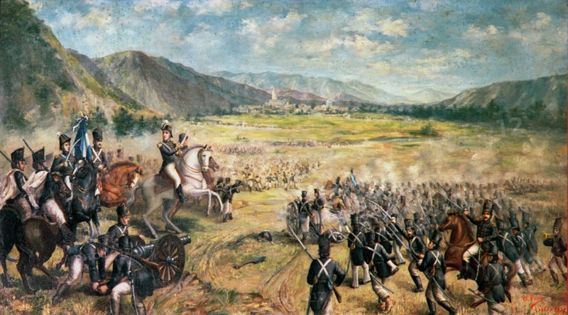 Battle of Salta on December 20th 1815, oil on canvas, 1908.
