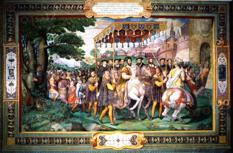 Solemn entry of Francis I of France, Emperor Charles V, and Cardinal Alessandro Farnese in Paris ?
