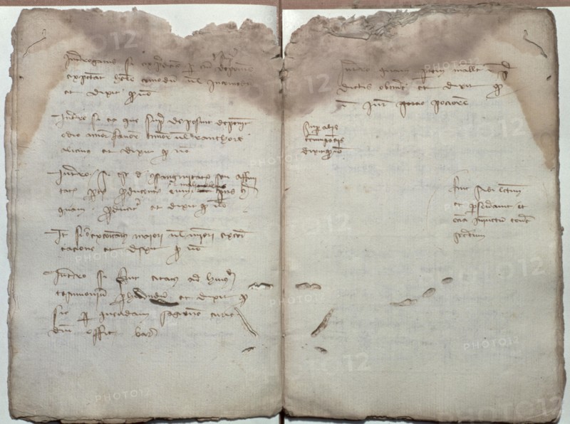 Document of acceptance of bills of exchange among merchants from Barcelona and Florence (1411).