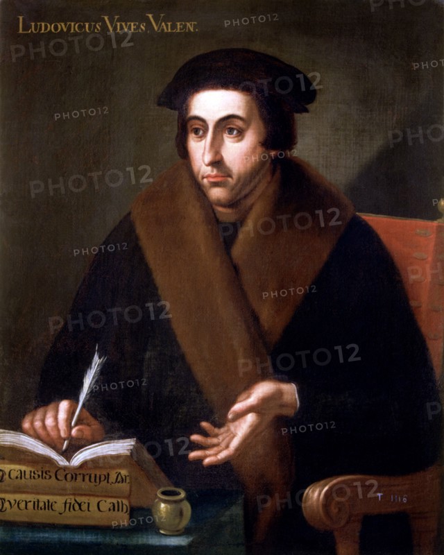 Juan Luis Vives (1492-1540), Spanish humanist and philosopher.