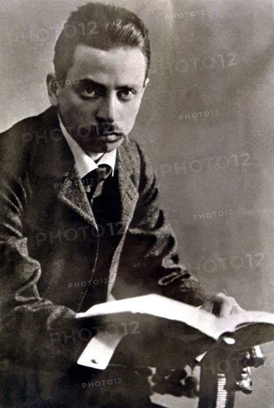 Rainer Maria Rilke (1875-1926), Polish writer.