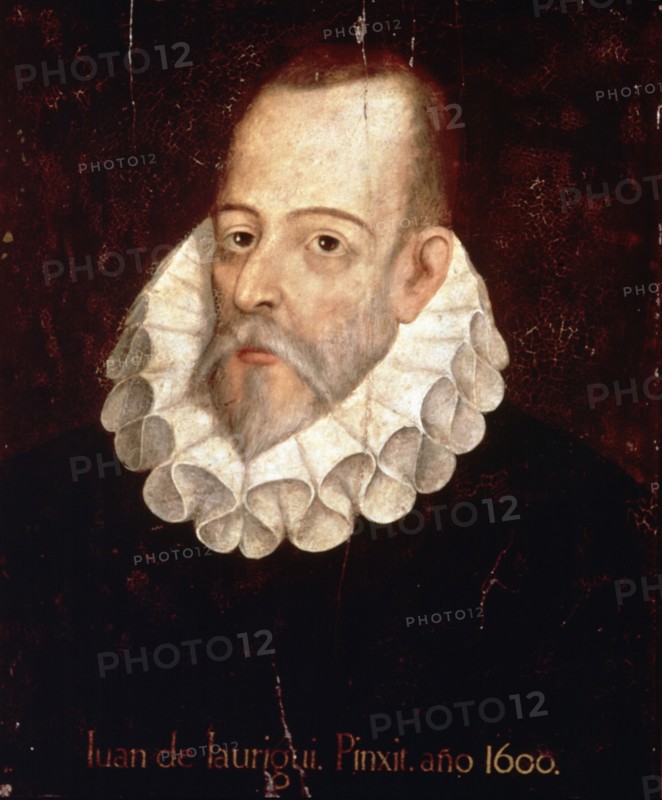 Miguel de Cervantes y Saavedra (1547-1615), Spanish writer.