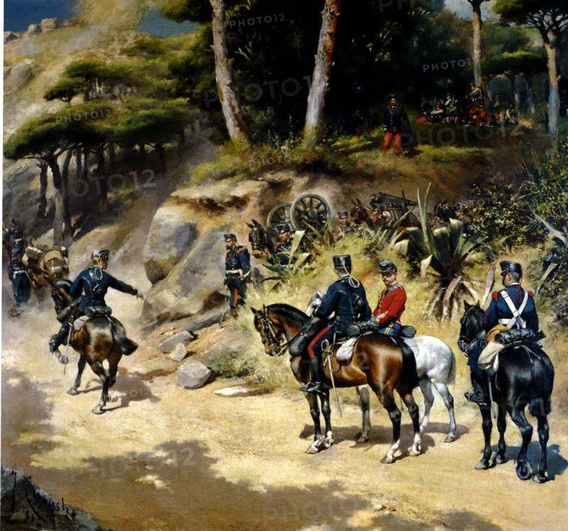 Mountain battery or 'Plasencia Cannons'.