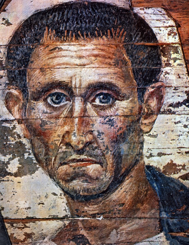 Portrait of a man, from El Fayum in Egypt.