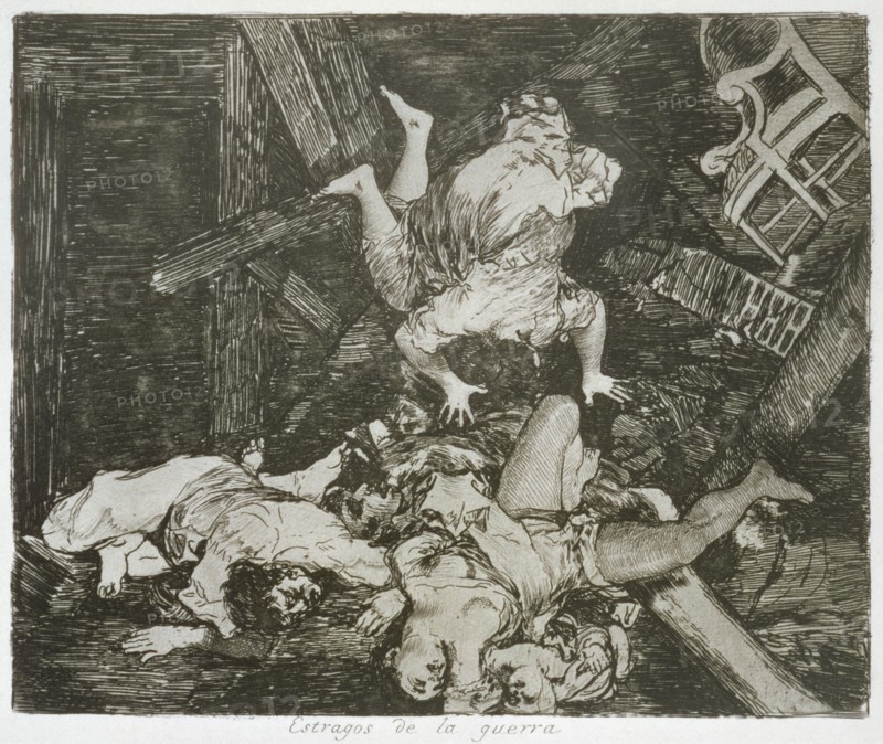 The Disasters of War, a series of etchings by Francisco de Goya (1746-1828), plate 30: 'Estragos ?