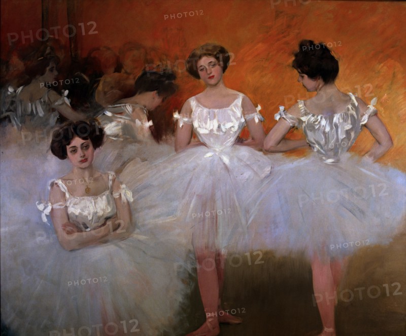 'Dance group', 1901, oil by Ramon Casas.