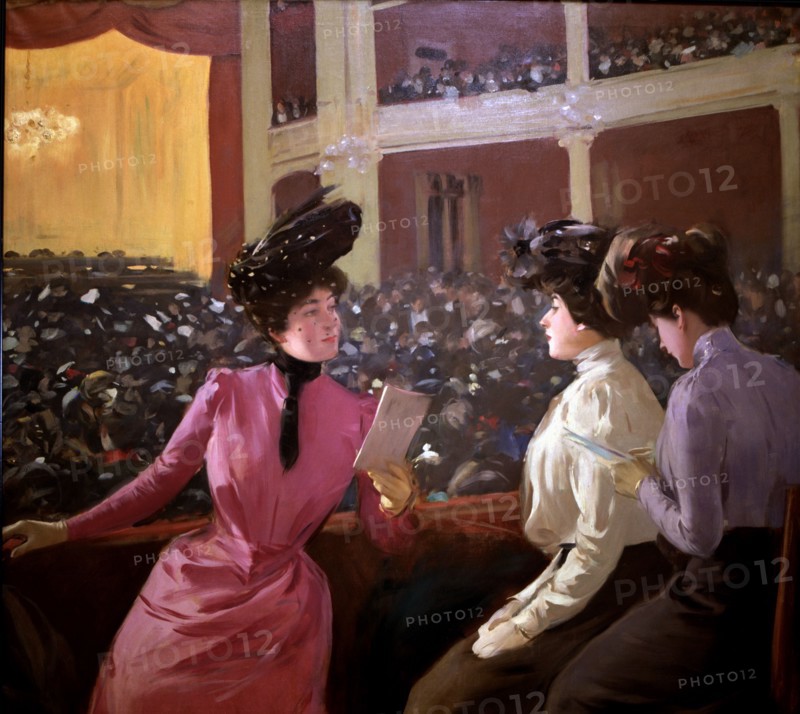 'Theater Novedades', 1901-1902, oil by Ramon Casas.