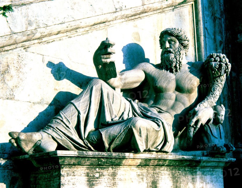 Allegory of the Nile, Roman statue.