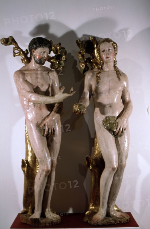 Size of the sixteenth century with Adam and Eve, by Domingo Antwerp.
