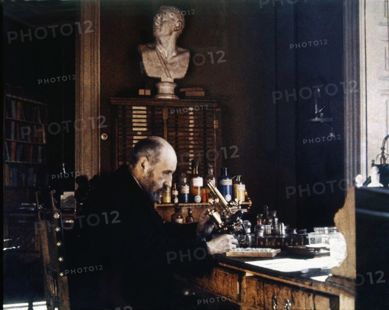 Santiago Ramón y Cajal (1852-1934), Spanish physician and researcher, Nobel Prize in 1906, color ?