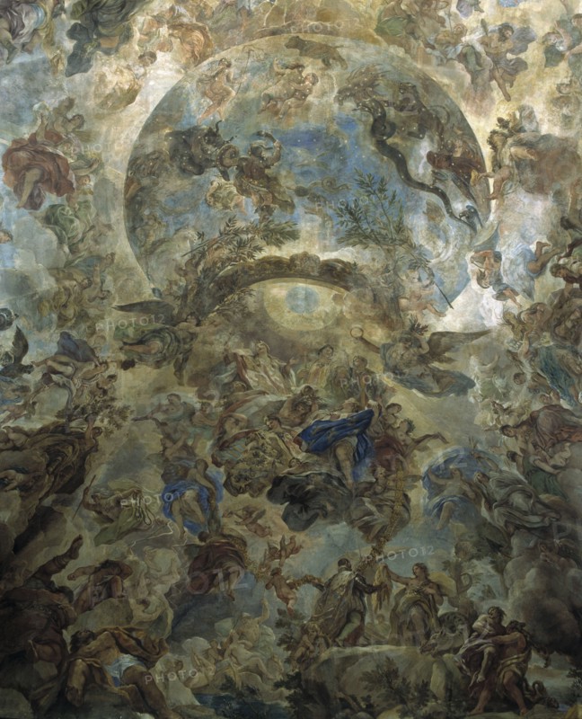Frescoes in the vault of the Cason del Buen Retiro, by Luca Giordano.