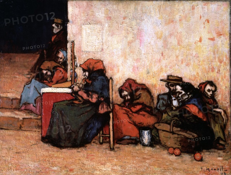 'Poors', 1899, oil by Isidro Nonell.