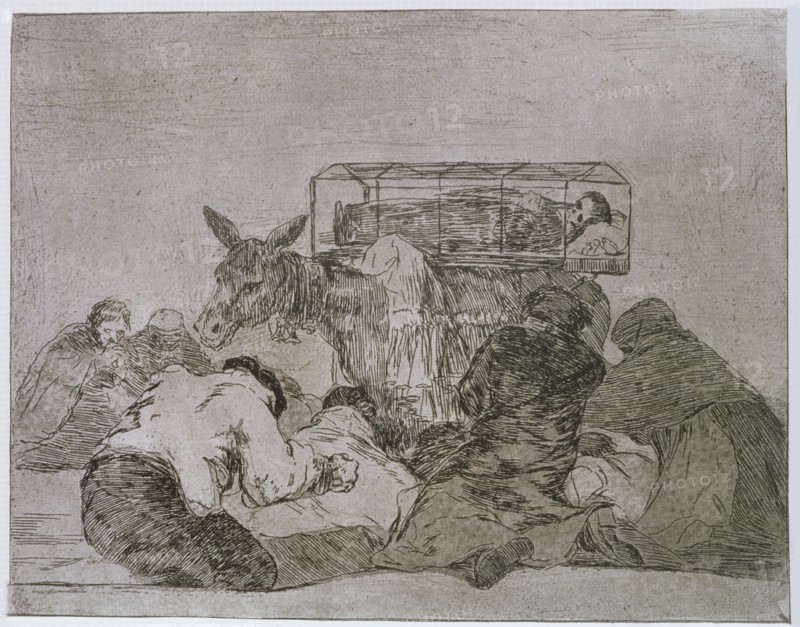 The Disasters of War, a series of etchings by Francisco de Goya (1746-1828), plate 66: 'Extraña d?