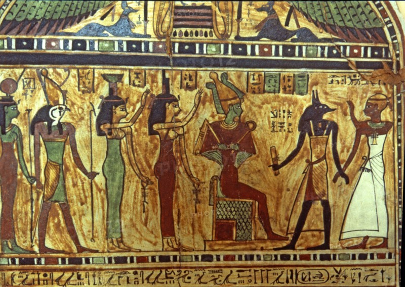 Anubis presents the deceased to Osiris, with Horus and other deities present, funerary stela from?