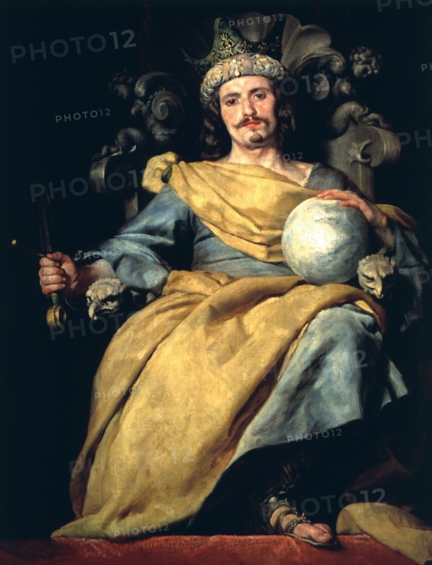 'A King of Spain', oil on canvas by Alonso Cano.