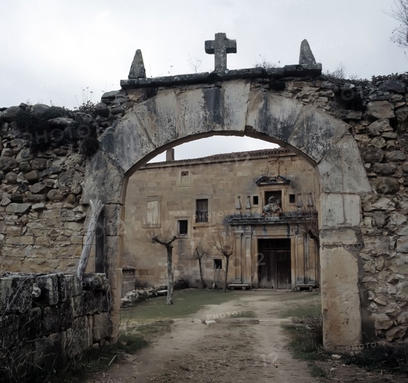 Gateway to the monastery of San Pedro de Arlanza.