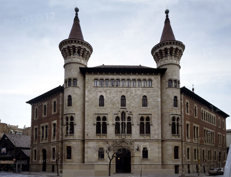 Building of the Barcelona Conservatory of Music, 1916, designed by Antoni de Falguera i Sivilla.