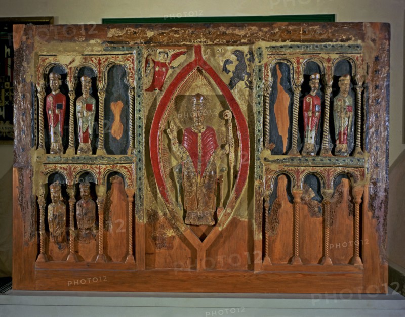 Frontal of the altar of San Hilario (Buira Front) from the chapel of the Virgin of la Mola in Hue?