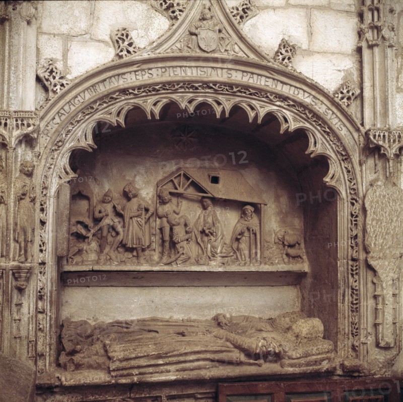 Collegiate of Covarrubias, tomb of Don Gonzalo Diaz de Covarrubias and his wife with the theme of?
