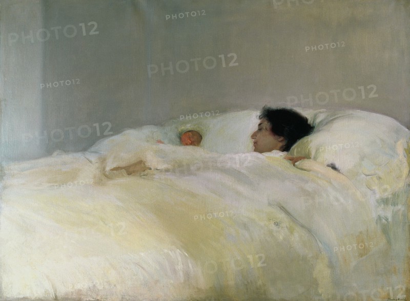 'Mother', oil, 1895, by Joaquin Sorolla.