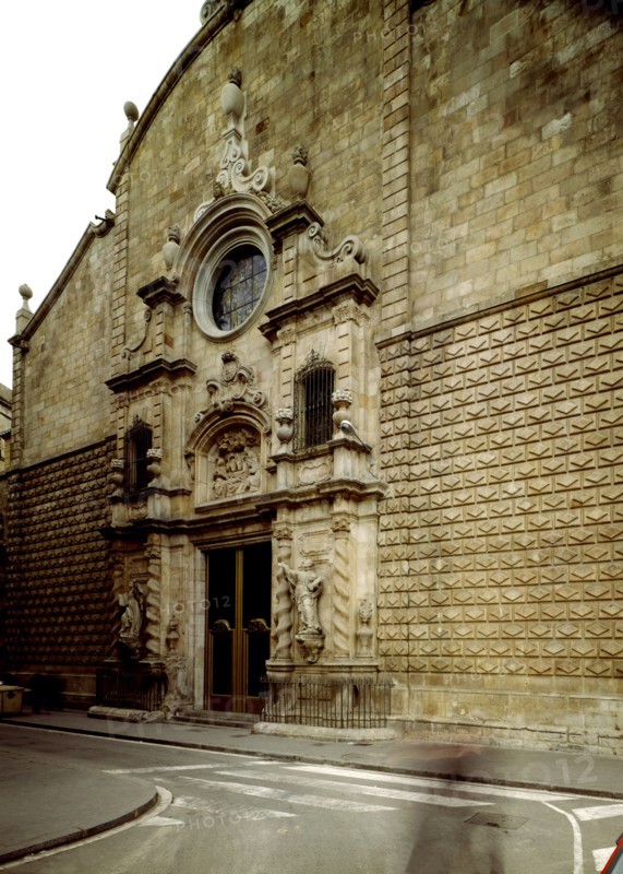 Bethlehem Church, built between 1681 and 1732, project attributed to Josep Juli, view of the main?
