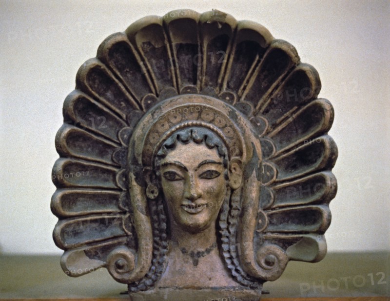 Antefix from the Etruscan temple of Veies.