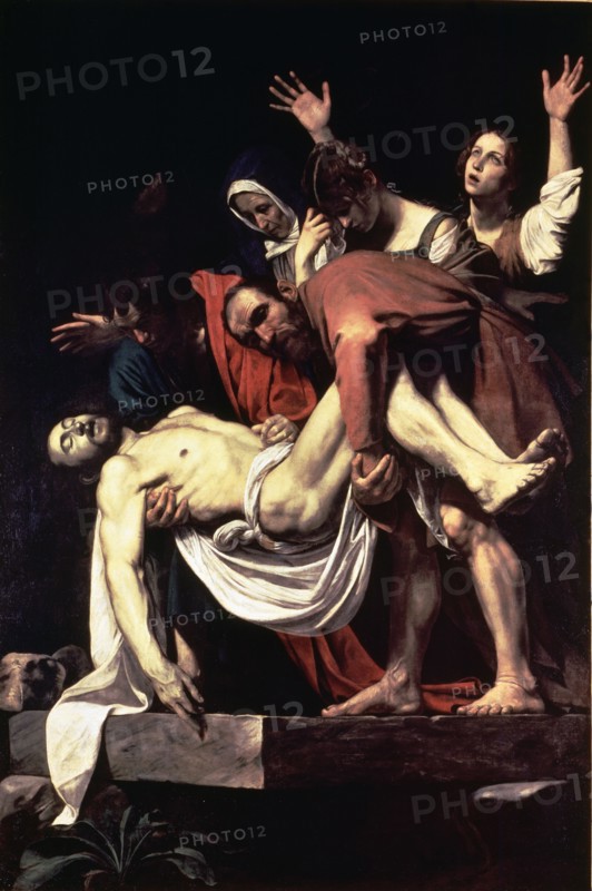 The holy burial', 1602 - 1604, Caravaggio.
