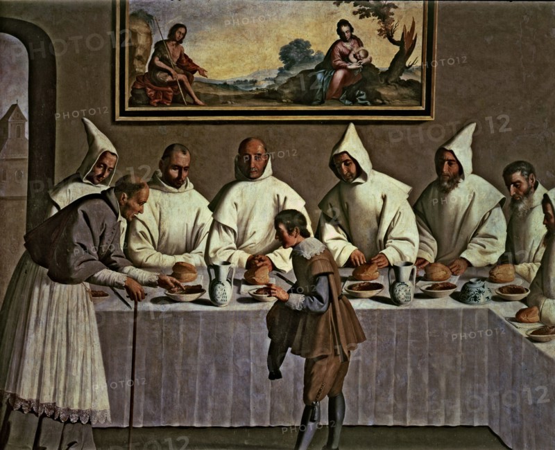 'Saint Hugh. The miracle of the Holy Vote' by Francisco de Zurbarán.