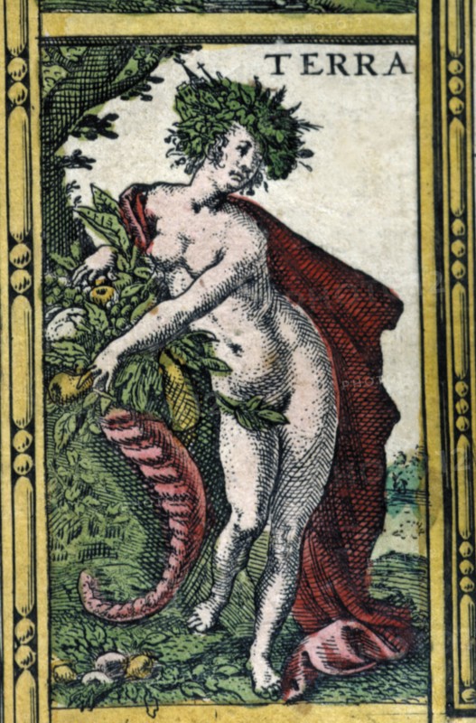 'Earth', coloured engraving from the book 'Le Theatre du monde' or 'Nouvel Atlas', 1645, created?