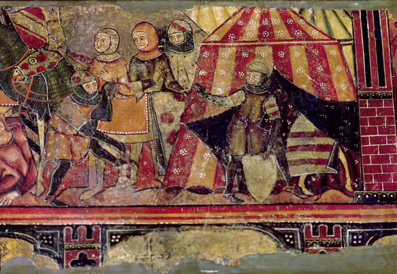 Martyrdom of St. Ursula and her companions in Cologne at the hands of the Huns and beheading of t?